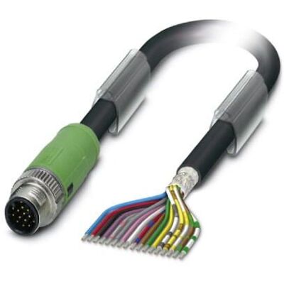 Phoenix Contact 1430213 Sensor/Actuator-kabel - 3m, 17P, Svart Phoenix Contact 1430213 Sensor/Actuator-kabel - 3m, 17P, Svart