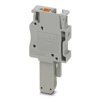 Phoenix Contact PP-H 2.5/1-R Terminal Block - Single Level, Push-in, 500V Phoenix Contact PP-H 2.5/1-R Terminal Block - Single Level, Push-in, 500V