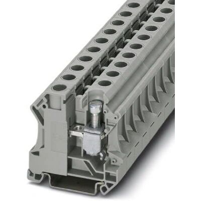 Phoenix Contact UTI 16 Terminalblock - 12,2mm, Grå, DIN-skena Phoenix Contact UTI 16 Terminalblock - 12,2mm, Grå, DIN-skena