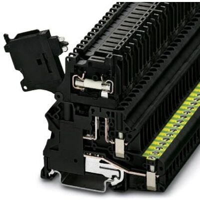 Phoenix Contact UT 4-PE/HESI (5X20) Terminalblock - Schwarz Phoenix Contact UT 4-PE/HESI (5X20) Terminalblock - Schwarz