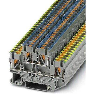 Phoenix PTTB 2,5 PE-N Reihenklemme - Doppelstock, Grau Phoenix PTTB 2,5 PE-N Reihenklemme - Doppelstock, Grau