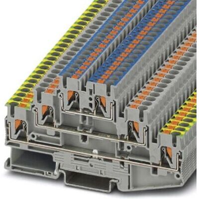 Phoenix Contact PT 2,5-PE/L/N Reihenklemme - Grau Phoenix Contact PT 2,5-PE/L/N Reihenklemme - Grau
