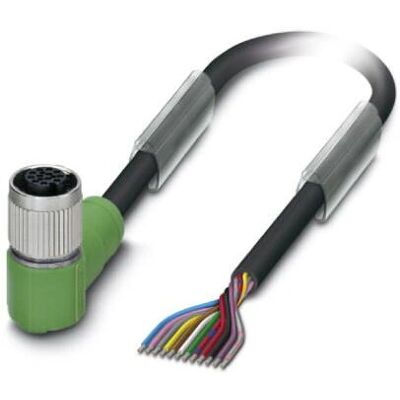Phoenix Contact 1430679 Sensor/Aktuator-Kabel - 12-polig, 5m, Schwarz Phoenix Contact 1430679 Sensor/Aktuator-Kabel - 12-polig, 5m, Schwarz