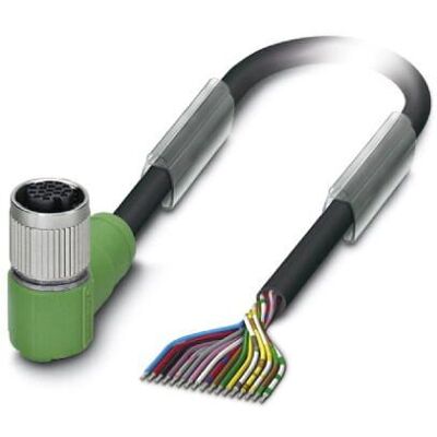 Phoenix Contact 1430815 Sensors/Actuators-kabel - 1,5 m, 17 poler - Svart Phoenix Contact 1430815 Sensors/Actuators-kabel - 1,5 m, 17 poler - Svart