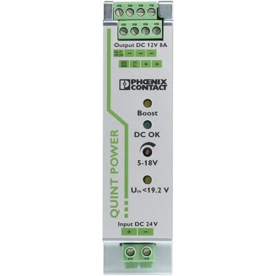 Phoenix Contact QUINT-PS/24DC DC/DC-omvandlare för DIN-skena - 12V Phoenix Contact QUINT-PS/24DC DC/DC-omvandlare för DIN-skena - 12V