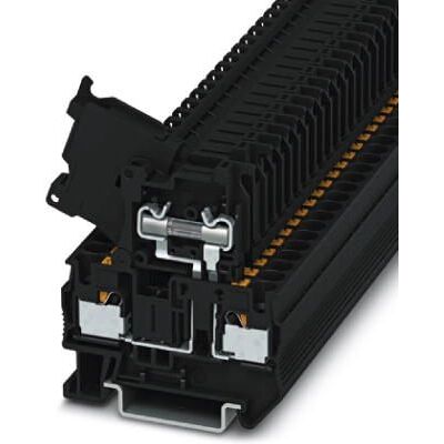 Phoenix Contact PT 4-HESI (5X20) terminalblock - Svart Phoenix Contact PT 4-HESI (5X20) terminalblock - Svart