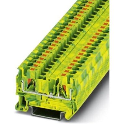 Phoenix Contact Klemmenblock - 2P Push-in, Grün, Gelb, 56mm Phoenix Contact Klemmenblock - 2P Push-in, Grün, Gelb, 56mm