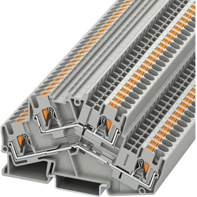 Phoenix Contact PTTBS 3211832 Dual-Row Terminal Block - Gray Phoenix Contact PTTBS 3211832 Dual-Row Terminal Block - Gray