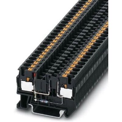Phoenix Contact PT 4-FSI/F-LED 24 - Terminalblock, Svart Phoenix Contact PT 4-FSI/F-LED 24 - Terminalblock, Svart