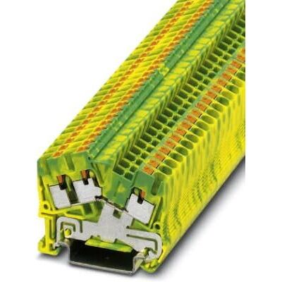 Phoenix Contact PTS 2,5-TWIN-PE Terminalblock - Grön, Gul - 3 Anslutningar Phoenix Contact PTS 2,5-TWIN-PE Terminalblock - Grön, Gul - 3 Anslutningar