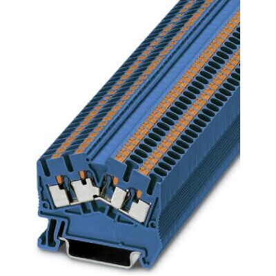 Phoenix Contact PTS 2,5-QUATTRO BU Anschlussklemme - 4P Blau Phoenix Contact PTS 2,5-QUATTRO BU Anschlussklemme - 4P Blau