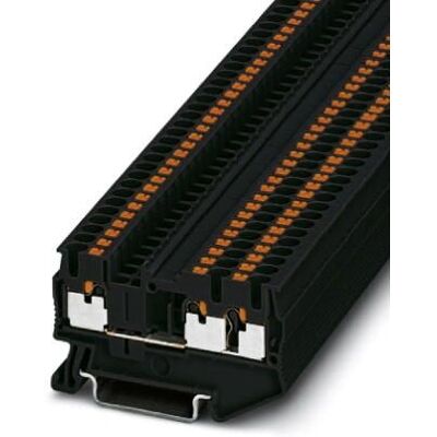 Phoenix Contact PT 2,5-TWIN BK Terminal Block - 3 Connections, 0.14-4 mm², Black Phoenix Contact PT 2,5-TWIN BK Terminal Block - 3 Connections, 0.14-4 mm², Black