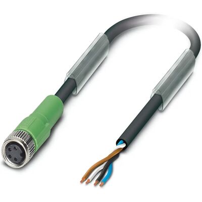 Phoenix Contact 1401062 Sensor-/Aktor-Kabel - 10m, Schwarz, M8, 4-polig Phoenix Contact 1401062 Sensor-/Aktor-Kabel - 10m, Schwarz, M8, 4-polig