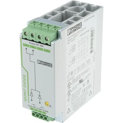 Phoenix Contact Model 2320157 Moduł redundancji na szynie DIN - Obsługa 12-24V 40A Phoenix Contact Model 2320157 Moduł redundancji na szynie DIN - Obsługa 12-24V 40A