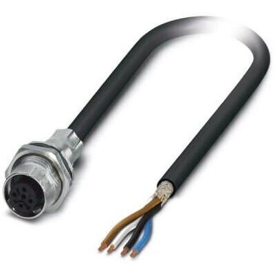 Phoenix Contact 1419315 Sensor/Actuator Kabel - 2m, M12, Schwarz Phoenix Contact 1419315 Sensor/Actuator Kabel - 2m, M12, Schwarz