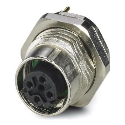 Phoenix Contact 1441875 Metallisk ledningskontakt - 4-pol M12 - Inbyggd kvinnlig kontakt - Hög säkerhet Phoenix Contact 1441875 Metallisk ledningskontakt - 4-pol M12 - Inbyggd kvinnlig kontakt - Hög säkerhet