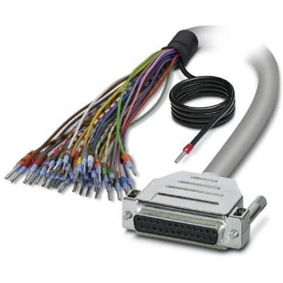 Phoenix Contact 2926153 Signalkabel - 0,5m, Grau, 25-poliger D-Sub Phoenix Contact 2926153 Signalkabel - 0,5m, Grau, 25-poliger D-Sub