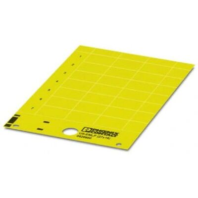 Phoenix Contact US-EMLP 27x18 Gelbe Etikett - Label Phoenix Contact US-EMLP 27x18 Gelbe Etikett - Label