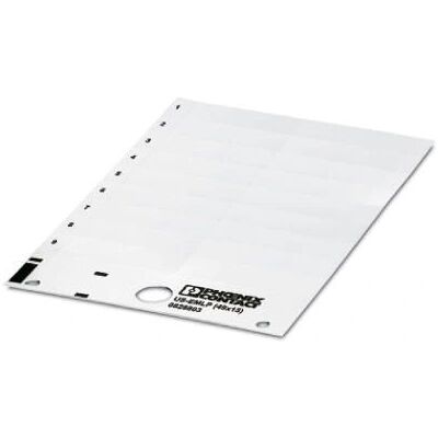 Phoenix Contact US-EMLP 49x15 Vita Etiketter - Labels Phoenix Contact US-EMLP 49x15 Vita Etiketter - Labels
