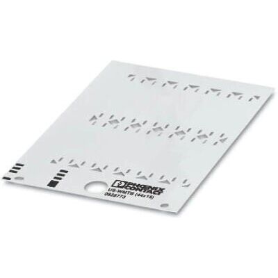 Phoenix Contact 828773 Kabelmärke - Vit - 60mm - 10 st. Phoenix Contact 828773 Kabelmärke - Vit - 60mm - 10 st.