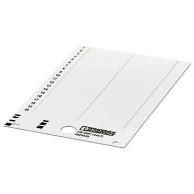 Phoenix Contact 829438 Accessoire pour borne - Marquage 44x7mm, Blanc - 10 pcs - Publicité Phoenix Contact 829438 Accessoire pour borne - Marquage 44x7mm, Blanc - 10 pcs - Publicité