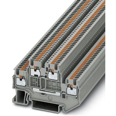 Phoenix PTTB 1,5/S Klemme - Doppelstock, 4 Polen, Grau Phoenix PTTB 1,5/S Klemme - Doppelstock, 4 Polen, Grau