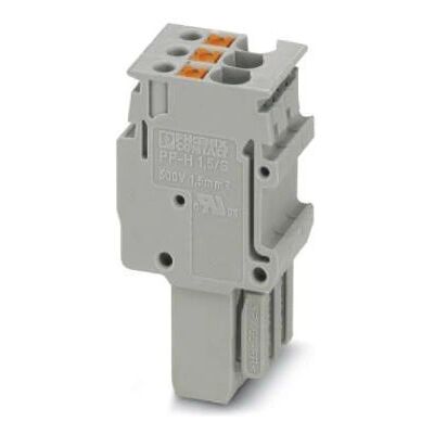Phoenix Contact PP-H 1,5/S/3 Anschlussklemme - Grau Phoenix Contact PP-H 1,5/S/3 Anschlussklemme - Grau