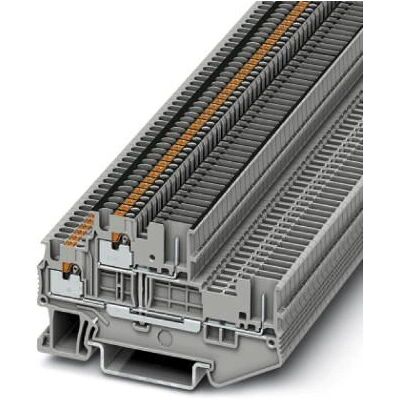 Phoenix Contact Doppelstockklemme - Push-in, 500V, Grau Phoenix Contact Doppelstockklemme - Push-in, 500V, Grau