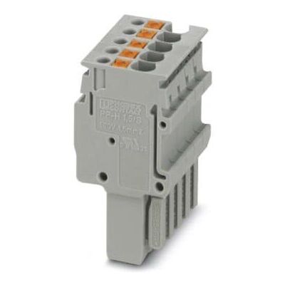 Phoenix Contact PP-H 1,5/S/5 Steckklemme - 5 Pol, Grau Phoenix Contact PP-H 1,5/S/5 Steckklemme - 5 Pol, Grau