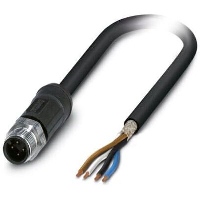 Phoenix Contact 1454121 sensors-/aktuatorskabel - 2m, svart, IP69K Phoenix Contact 1454121 sensors-/aktuatorskabel - 2m, svart, IP69K