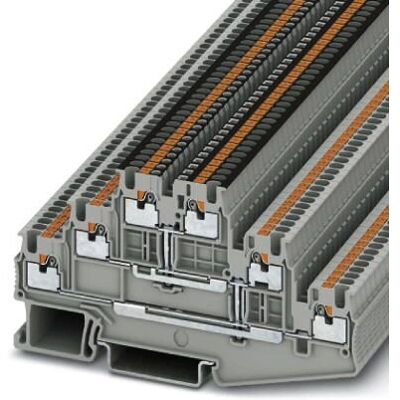 Phoenix Contact PT 1,5/S-3PV Mehrstock-Klemme Grau - Terminalblock Phoenix Contact PT 1,5/S-3PV Mehrstock-Klemme Grau - Terminalblock