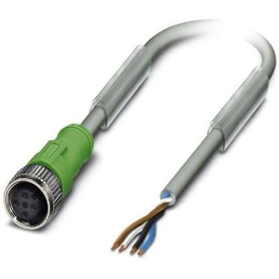 Phoenix Contact 1456941 Sensor-/Aktor-Kabel - 3m, 4-polig, Grau Phoenix Contact 1456941 Sensor-/Aktor-Kabel - 3m, 4-polig, Grau