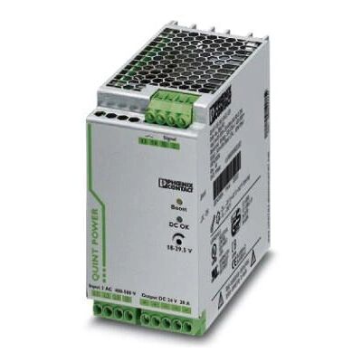 Alimentatore Phoenix Contact - 24V, 20A, montaggio su guida DIN Alimentatore Phoenix Contact - 24V, 20A, montaggio su guida DIN