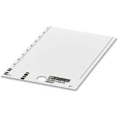 Phoenix US-EMP 10x15mm Weiße Etiketten - Zubehör für Klemmen Phoenix US-EMP 10x15mm Weiße Etiketten - Zubehör für Klemmen