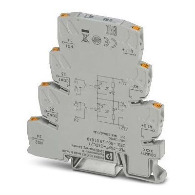 Phoenix Contact PLC-2RPT-24DC/1 Relais - 2x1 Kontakte, 24V DC, IP20 Phoenix Contact PLC-2RPT-24DC/1 Relais - 2x1 Kontakte, 24V DC, IP20