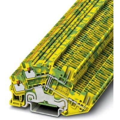 Phoenix Contact PTTBS 1,5/S/2P-PE Terminalblock - Doppelstock, Push-in, Grün/Gelb Phoenix Contact PTTBS 1,5/S/2P-PE Terminalblock - Doppelstock, Push-in, Grün/Gelb