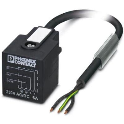 Phoenix Contact SAC-3P- 5,0-PUR/A sensorkabel - 5m - Svart Phoenix Contact SAC-3P- 5,0-PUR/A sensorkabel - 5m - Svart