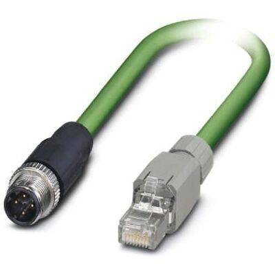 Phoenix Contact M12 RJ45 Netzwerkkabel - Grün - 3m - Netzwerkkabel Phoenix Contact M12 RJ45 Netzwerkkabel - Grün - 3m - Netzwerkkabel