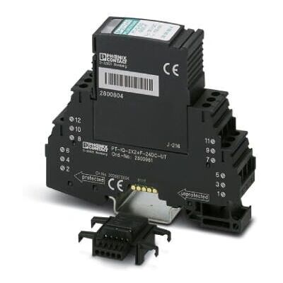 Phoenix Contact PT-IQ-2X2+F-24DC-UT Überspannungsschutz - 10kA, DC 24V Phoenix Contact PT-IQ-2X2+F-24DC-UT Überspannungsschutz - 10kA, DC 24V