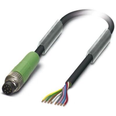 Phoenix Contact 1404178 Sensor/Actuator-kabel - 8-pol, 1,5m, Svart Phoenix Contact 1404178 Sensor/Actuator-kabel - 8-pol, 1,5m, Svart
