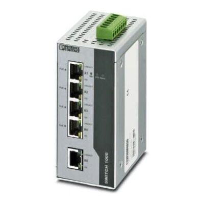Phoenix Contact FLSWITCH1001T-4POE - Switch Ethernet Industriale Layer 2 IP20 Phoenix Contact FLSWITCH1001T-4POE - Switch Ethernet Industriale Layer 2 IP20