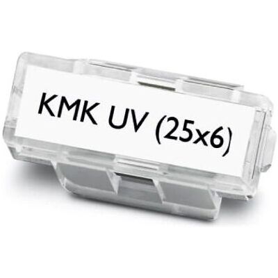 Phoenix 1014106 Kabelklemme - Transparent, 25x6mm, Unbeschriftet Phoenix 1014106 Kabelklemme - Transparent, 25x6mm, Unbeschriftet