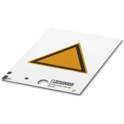 Phoenix Contact 1014127 Selbstklebendes Warnschild - Warnschild Phoenix Contact 1014127 Selbstklebendes Warnschild - Warnschild