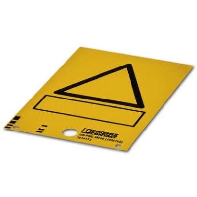 Phoenix Contact 1014133 Selbstklebendes Warnschild - Warnschild Phoenix Contact 1014133 Selbstklebendes Warnschild - Warnschild