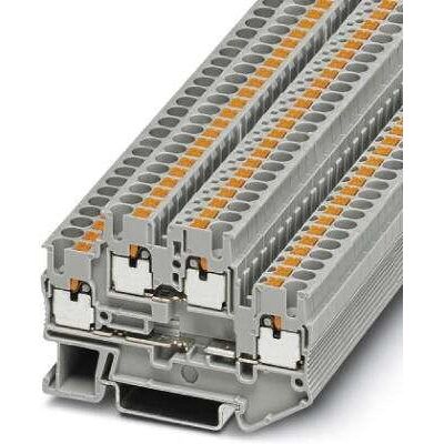 Phoenix Contact PTTB 2,5-2BE Terminalblock - 4-polig - Grau Phoenix Contact PTTB 2,5-2BE Terminalblock - 4-polig - Grau