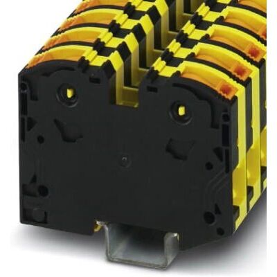 Phoenix Contact PTPOWER 35-FE Hochstromklemme - 2 Pol, Gelb/Schwarz Phoenix Contact PTPOWER 35-FE Hochstromklemme - 2 Pol, Gelb/Schwarz