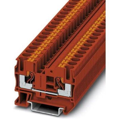Phoenix Contact PT 6 RD 2-Station Terminal Block - Red Phoenix Contact PT 6 RD 2-Station Terminal Block - Red