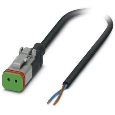 Phoenix Contact SAC-2P-1,5-PUR/DTFS - Sensor/aktuatorkabel - 1,5 m - Svart Phoenix Contact SAC-2P-1,5-PUR/DTFS - Sensor/aktuatorkabel - 1,5 m - Svart