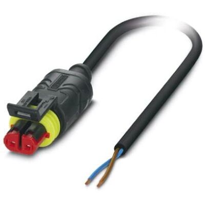 Phoenix Contact 1410749 Sensor-/Aktuator-kabel - 3m, 2 poler, halogenfritt Phoenix Contact 1410749 Sensor-/Aktuator-kabel - 3m, 2 poler, halogenfritt