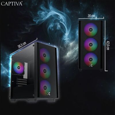 CAPTIVA - 94684 PC/workstation - RTX 3060 - PC desktop CAPTIVA - 94684 PC/workstation - RTX 3060 - PC desktop